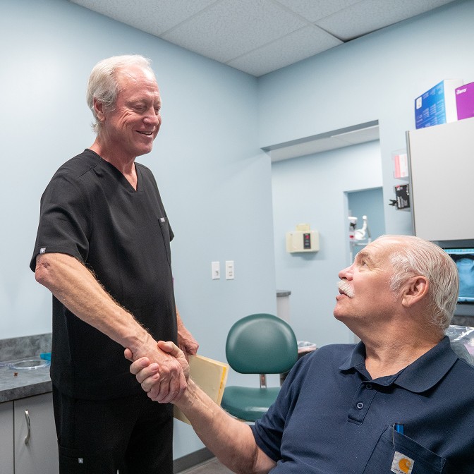 woman visiting Ronald C. Furhmann DDS in Virginia Beach, VA
