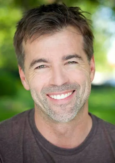 man smiling after his visit to Ronald Fuhrmann DDS