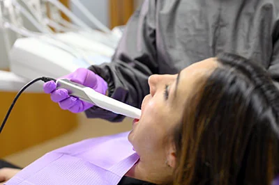 patient receiving dental care at Ronald Furhmann DDS